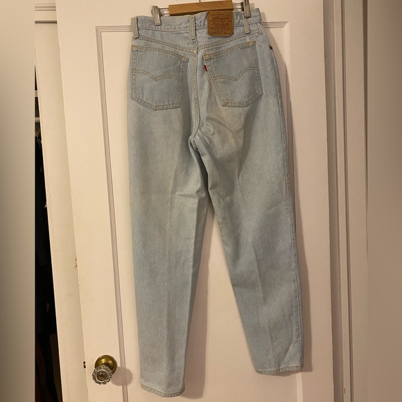 LEVIs Straight Leg Blue Jeans, size 14 - Picture 3 of 9